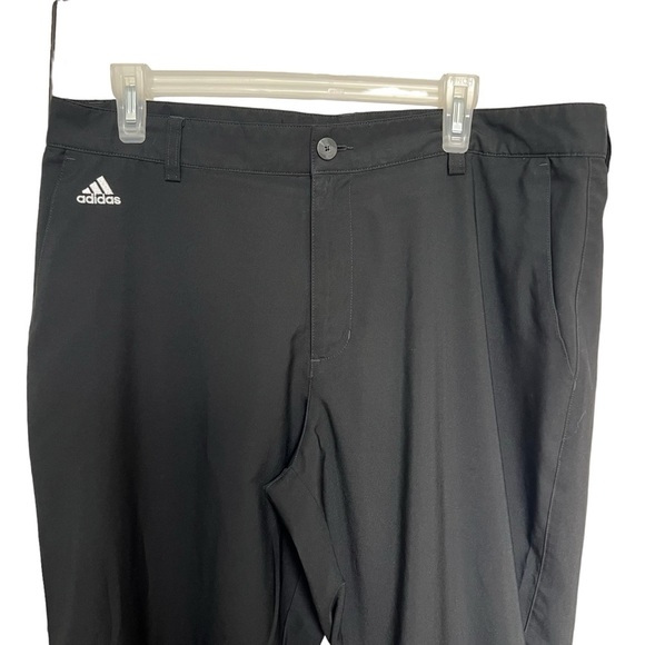 Adidas Climalite Men's Golf Pants Stretch Waist Lightweight Black Size 36x30 - Picture 8 of 10